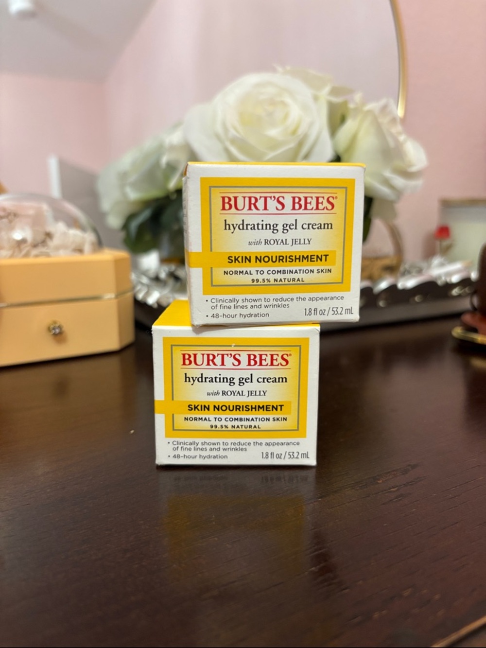 Burt's Bees Hydrating Gel Cream - Yellow & White Boxes